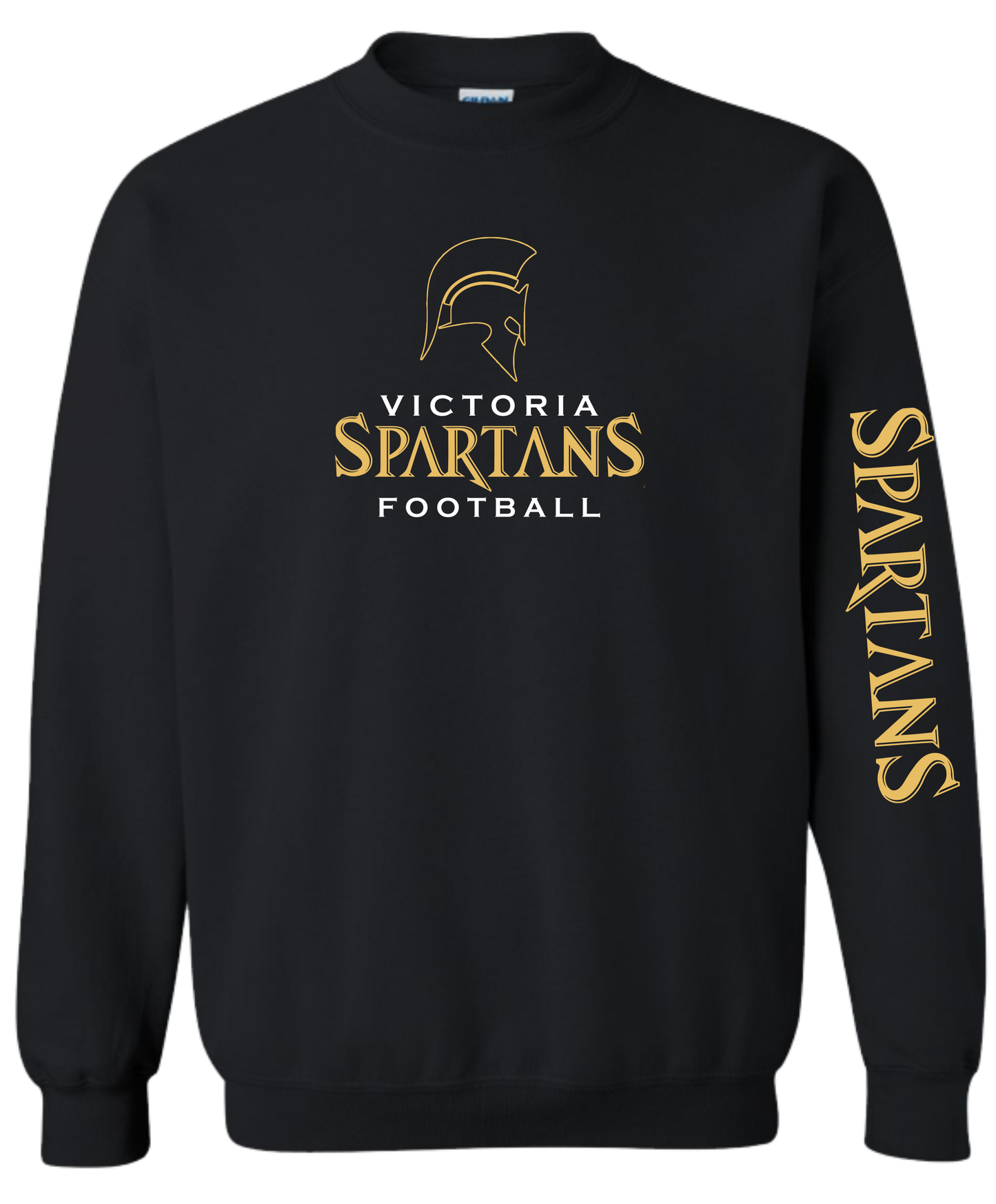 Victoria Spartans Football Unisex and Youth Pullover Crewneck Sweatshirt