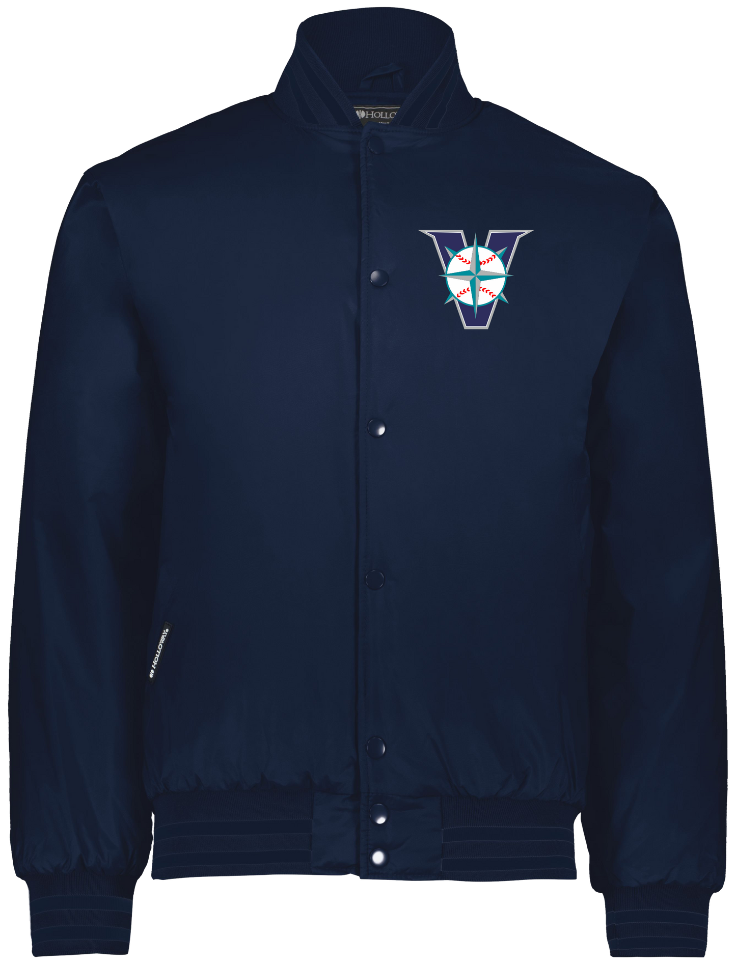 2024 Victoria Mariners Baseball Club Unisex Holloway Heritage Full Snap Jacket