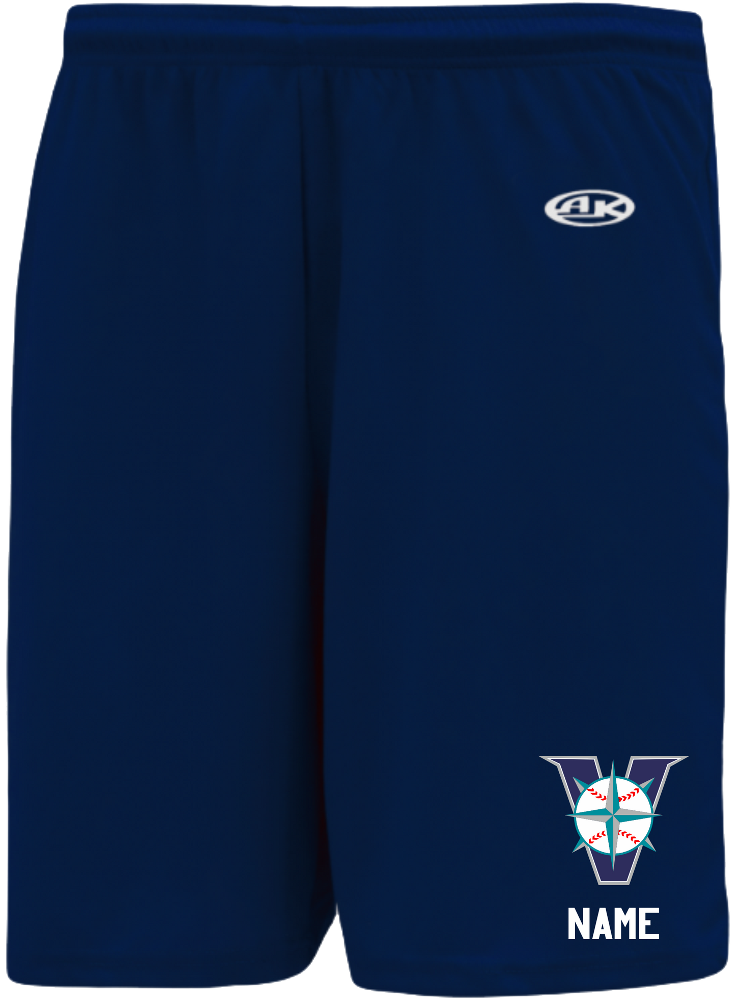 Victoria Mariners Baseball Club Unisex and Youth Pocketed Athletic Shorts