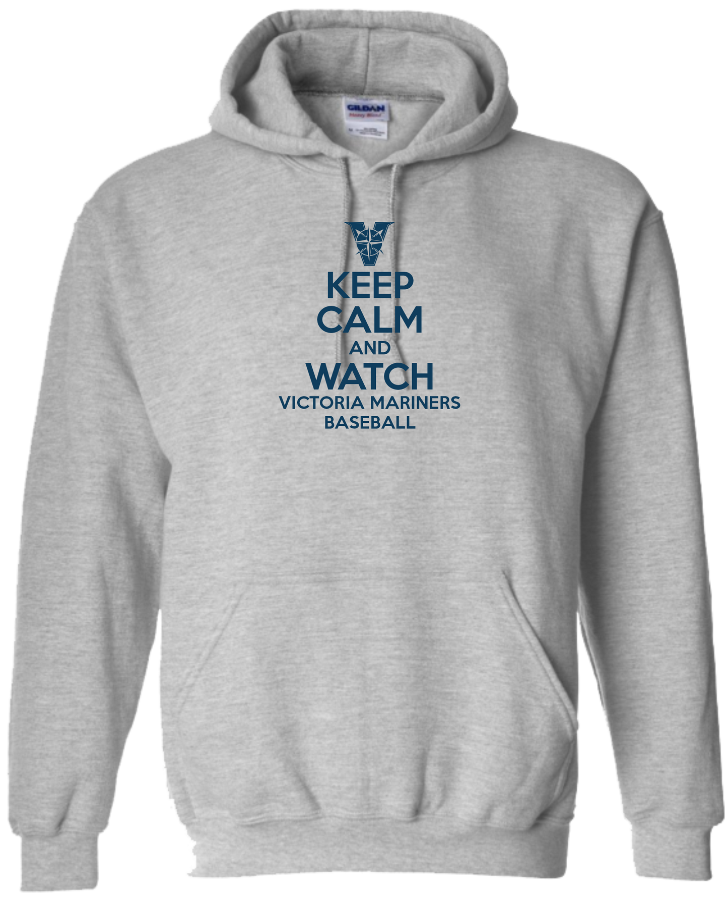Victoria Mariners 'Keep Calm' Unisex and Youth Cotton Hoodie