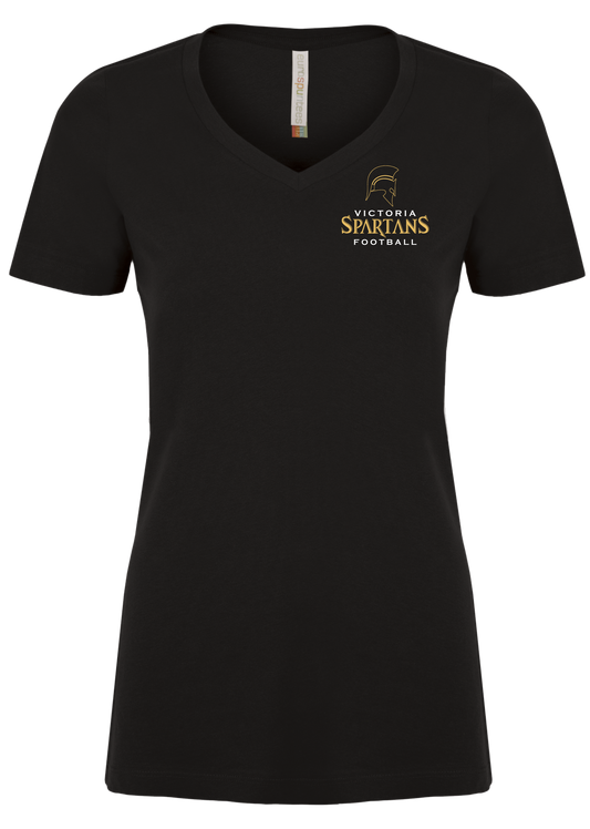 Victoria Spartans Football Ladies VNeck Tshirt