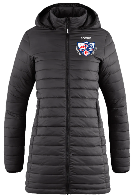 Sooke District Minor Hockey Association Women's Long Puffy Jacket