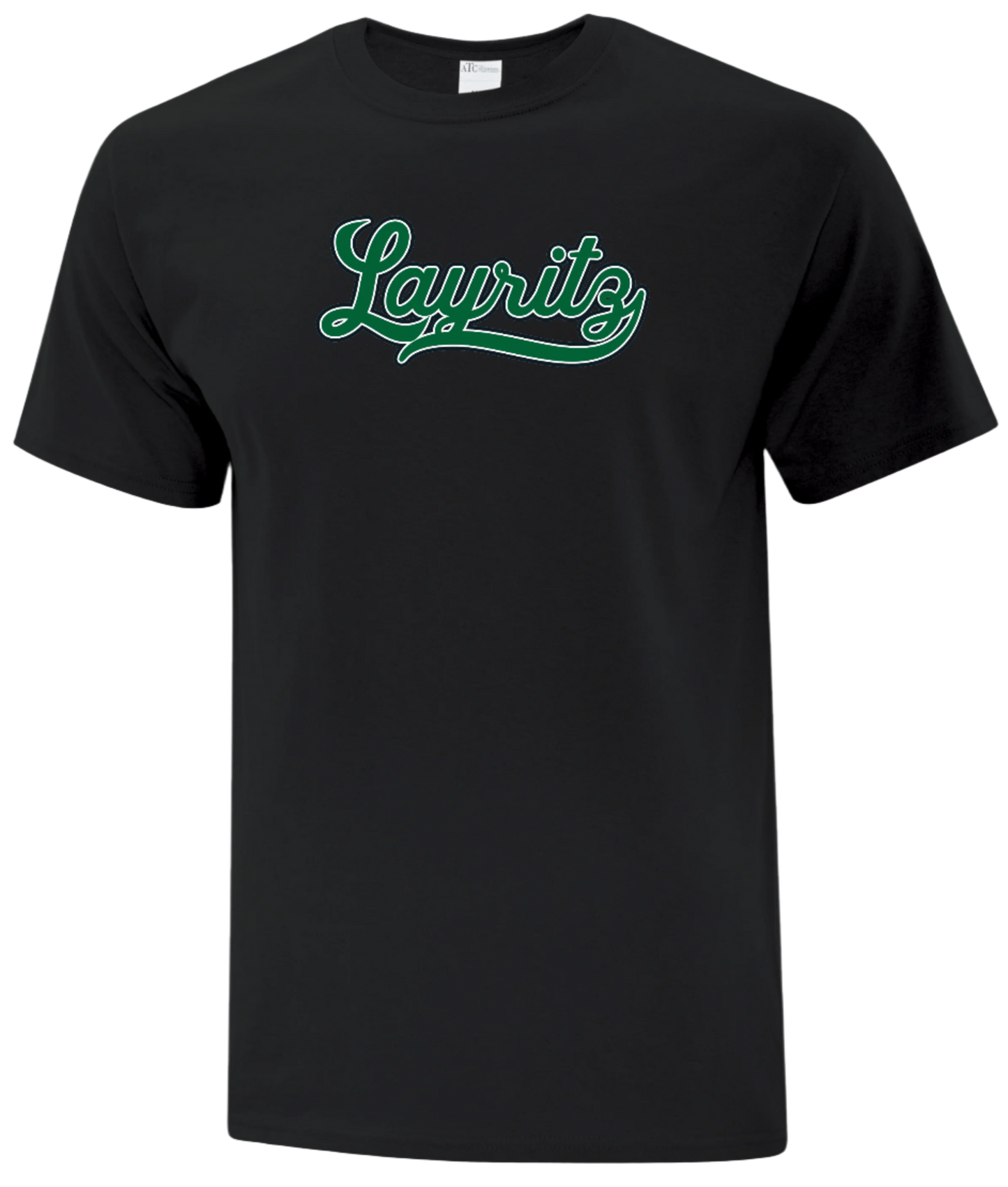 Layritz Little League Unisex and Youth Cotton Black Tshirt