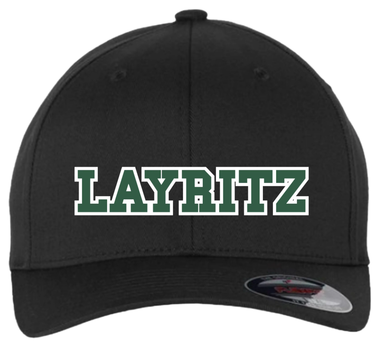 Layritz Little League Black Flex Fit Hats
