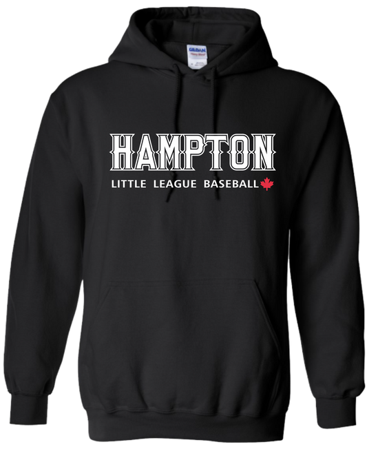 Hampton Little League Baseball Youth and Unisex Pullover Cotton Hoodie