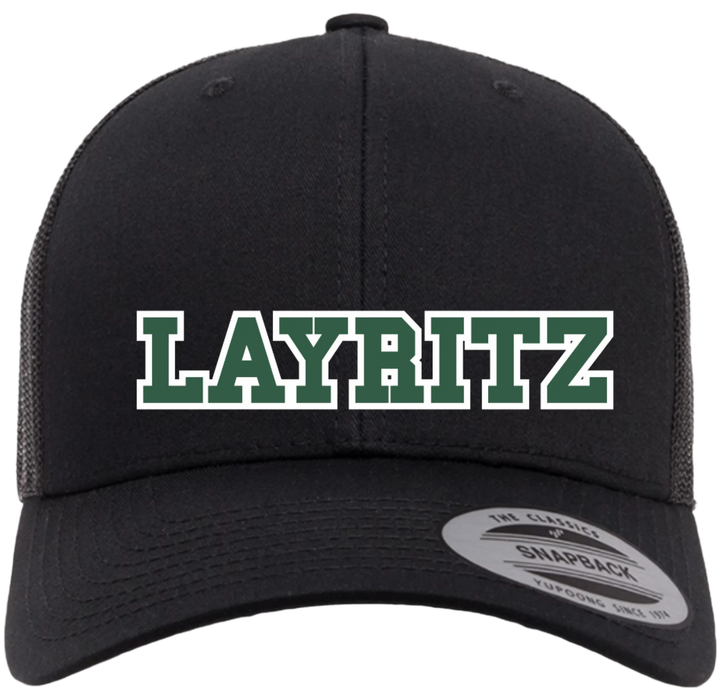 Layritz Little League Black Trucker Hats