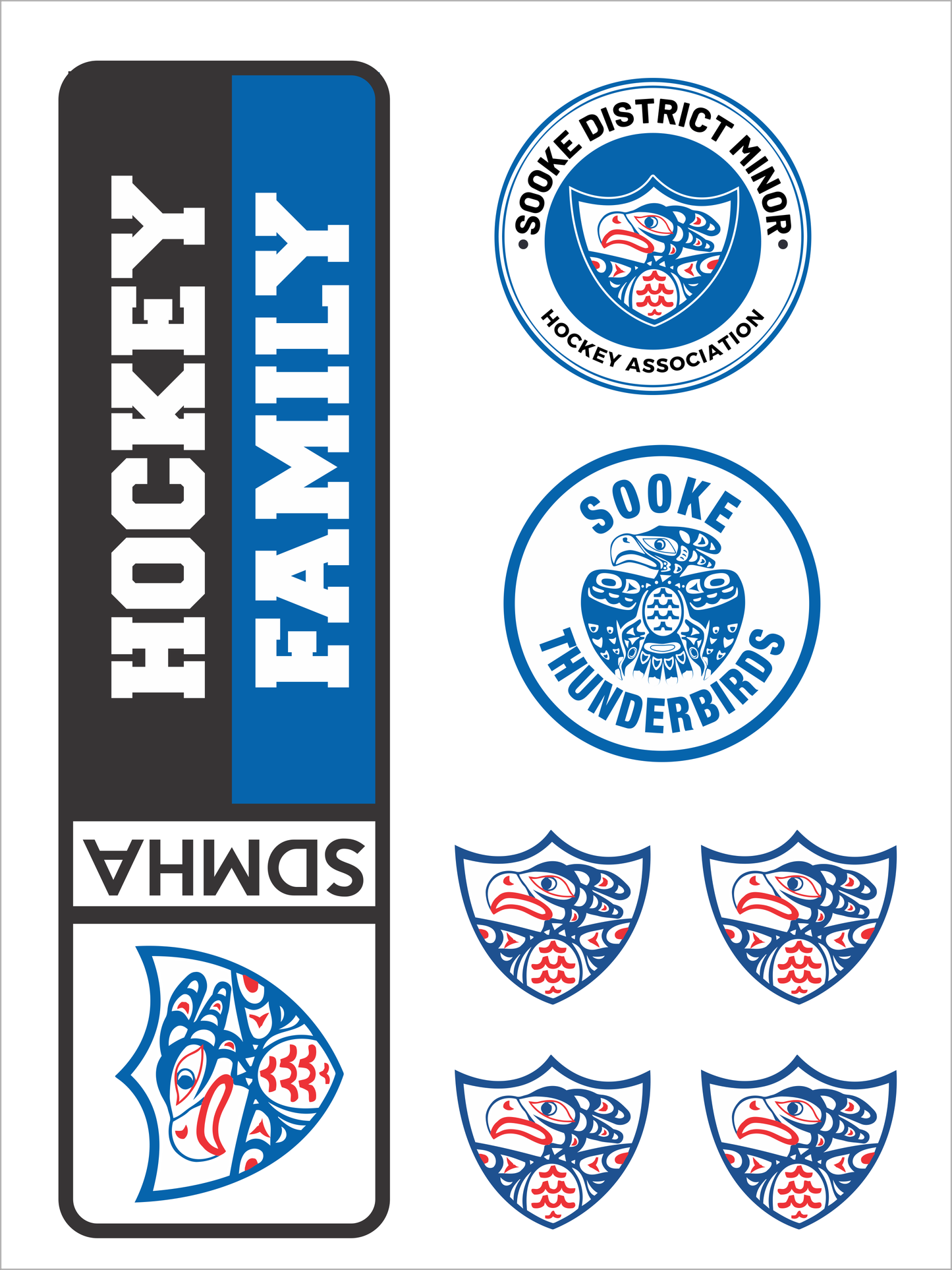 SDMHA Stickers/Decals