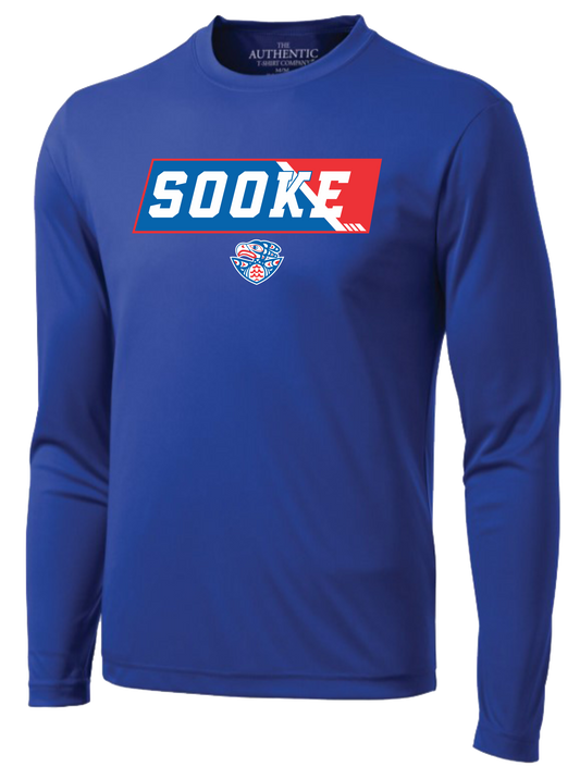 Sooke District Minor Hockey Association Unisex and Youth Long Sleeve DriFit Tshirt