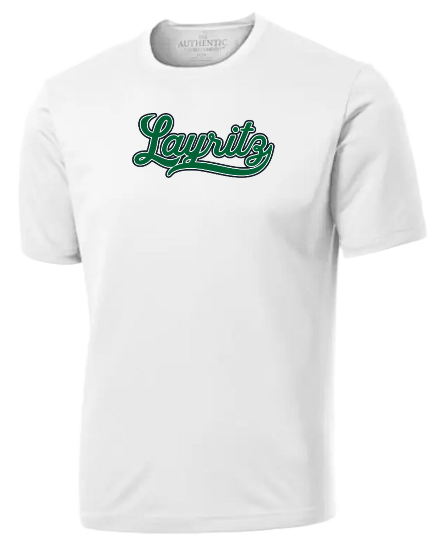 Layritz Little League Unisex and Youth Short Sleeve DriFit WHITE Tshirt
