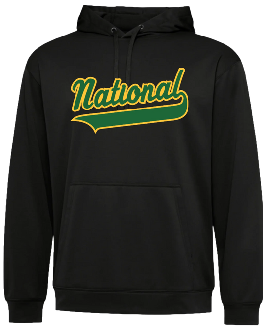 National Little League Black Unisex and Youth Pullover DriFit Hoodie