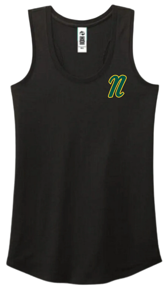 National Little League Ladies Black Tank Top