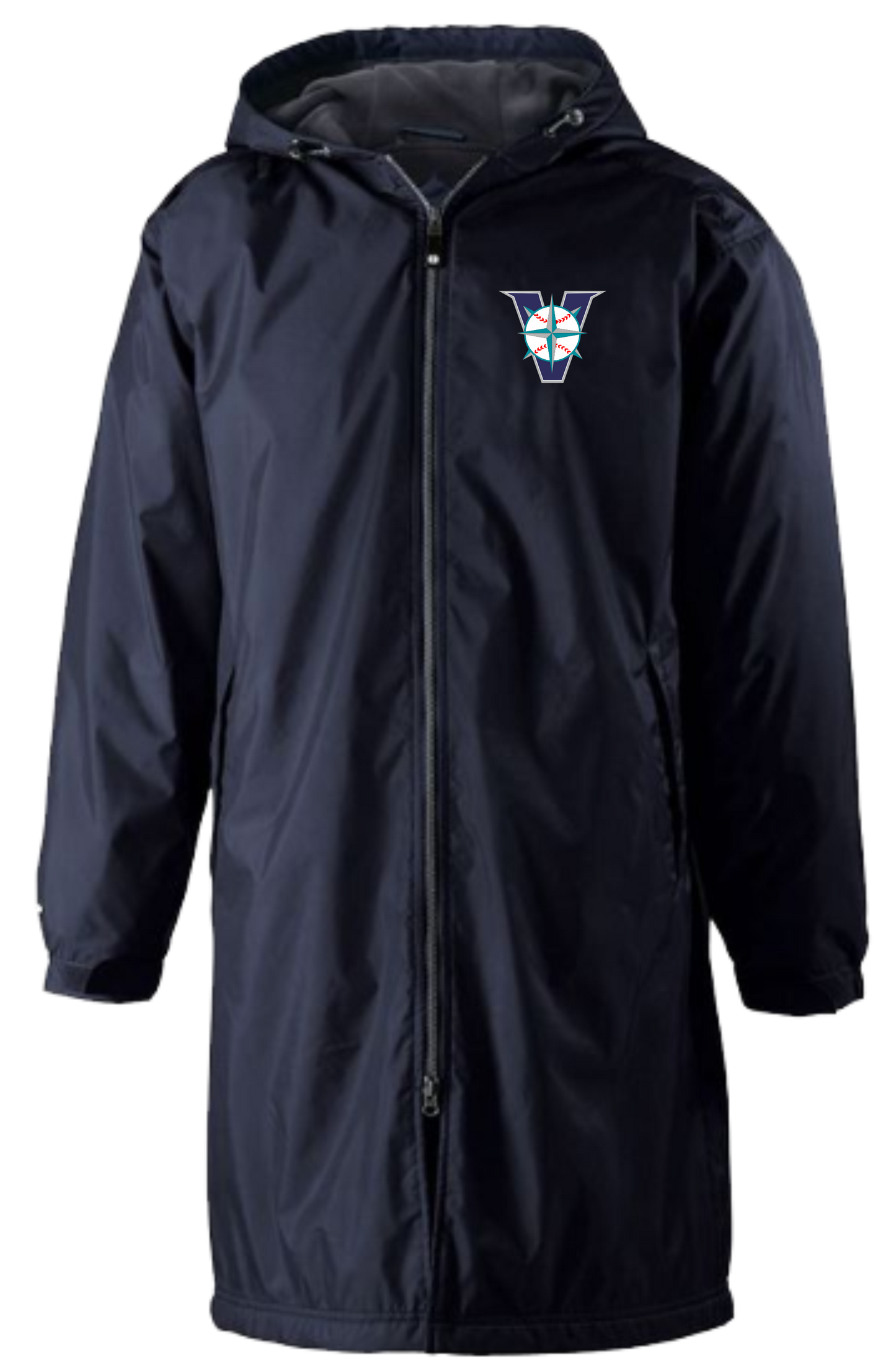 Victoria Mariners Baseball Club Unisex Holloway Conquest Full Length Jacket