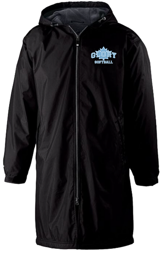 Glory Softball Unisex Holloway Conquest Full Length Full Zip Jacket