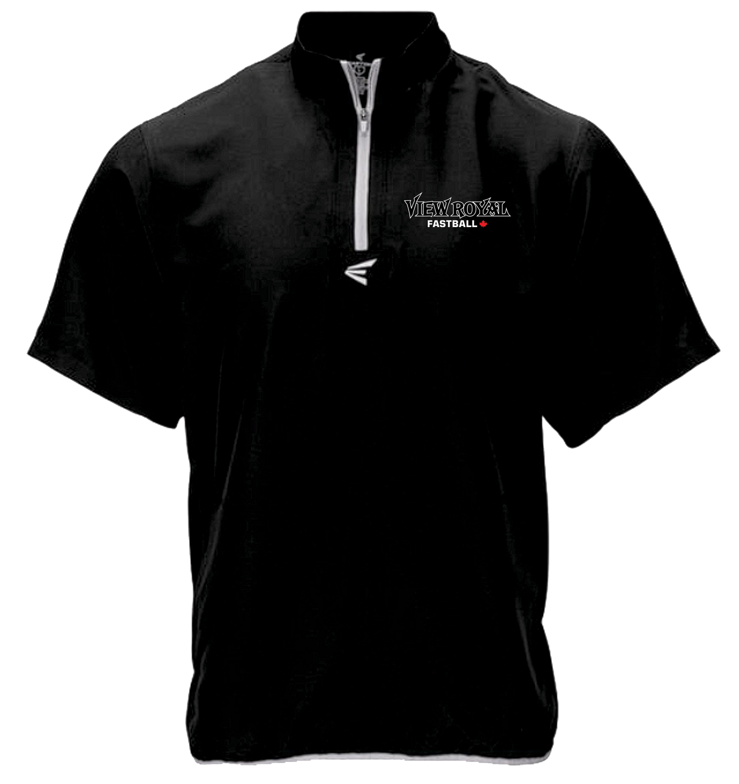 View Royal Fastball Unisex and Youth 1/4 Zip Easton Alpha Cage SHORT SLEEEVE Jacket
