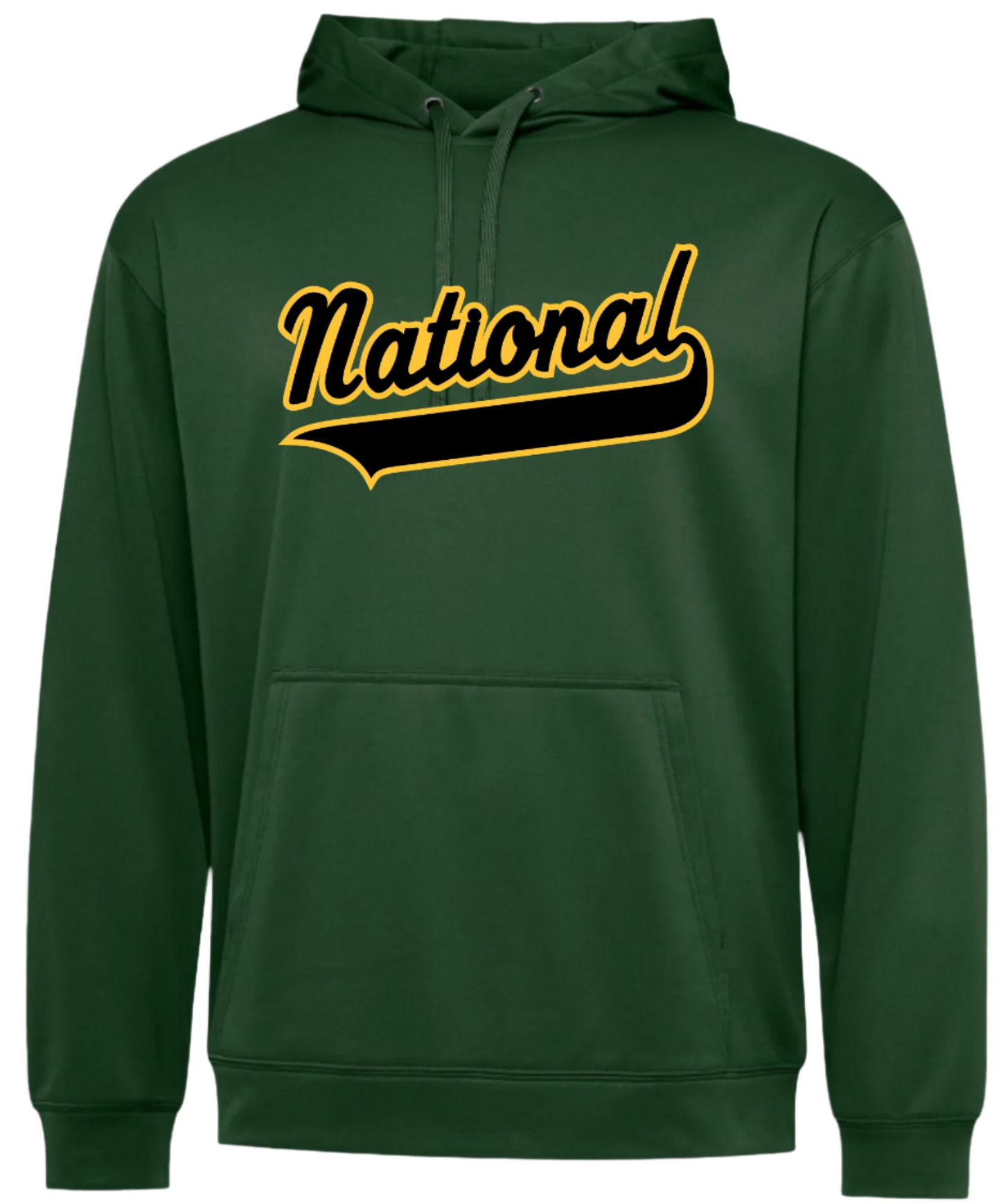 National Little League Forest Green Unisex and Youth Pullover DriFit Hoodie