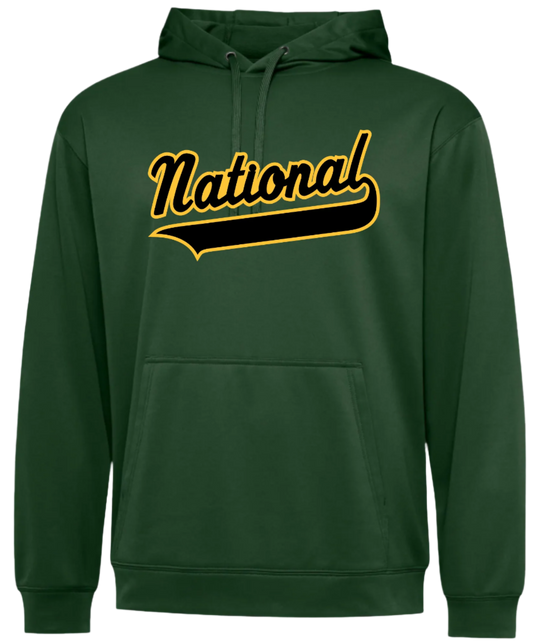 National Little League Forest Green Unisex and Youth Pullover DriFit Hoodie
