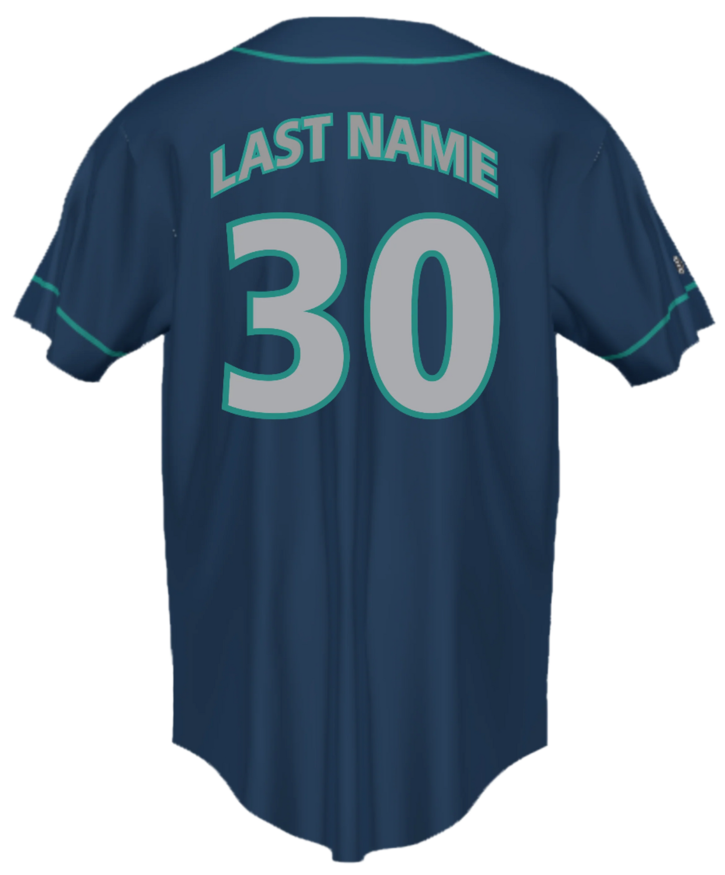 Custom Full Button Holloway Navy Jerseys for Victoria Mariners Baseball Club