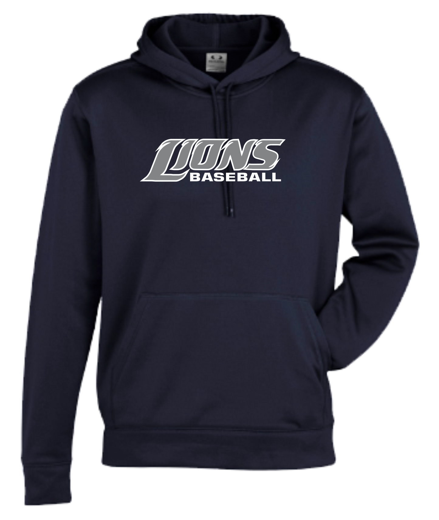 Lions Baseball Unisex and Youth Pullover Navy DriFit Hoodie
