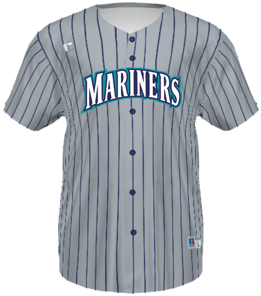 PREMIER Custom Full Button Russell Jerseys for Victoria Mariners Baseball Club