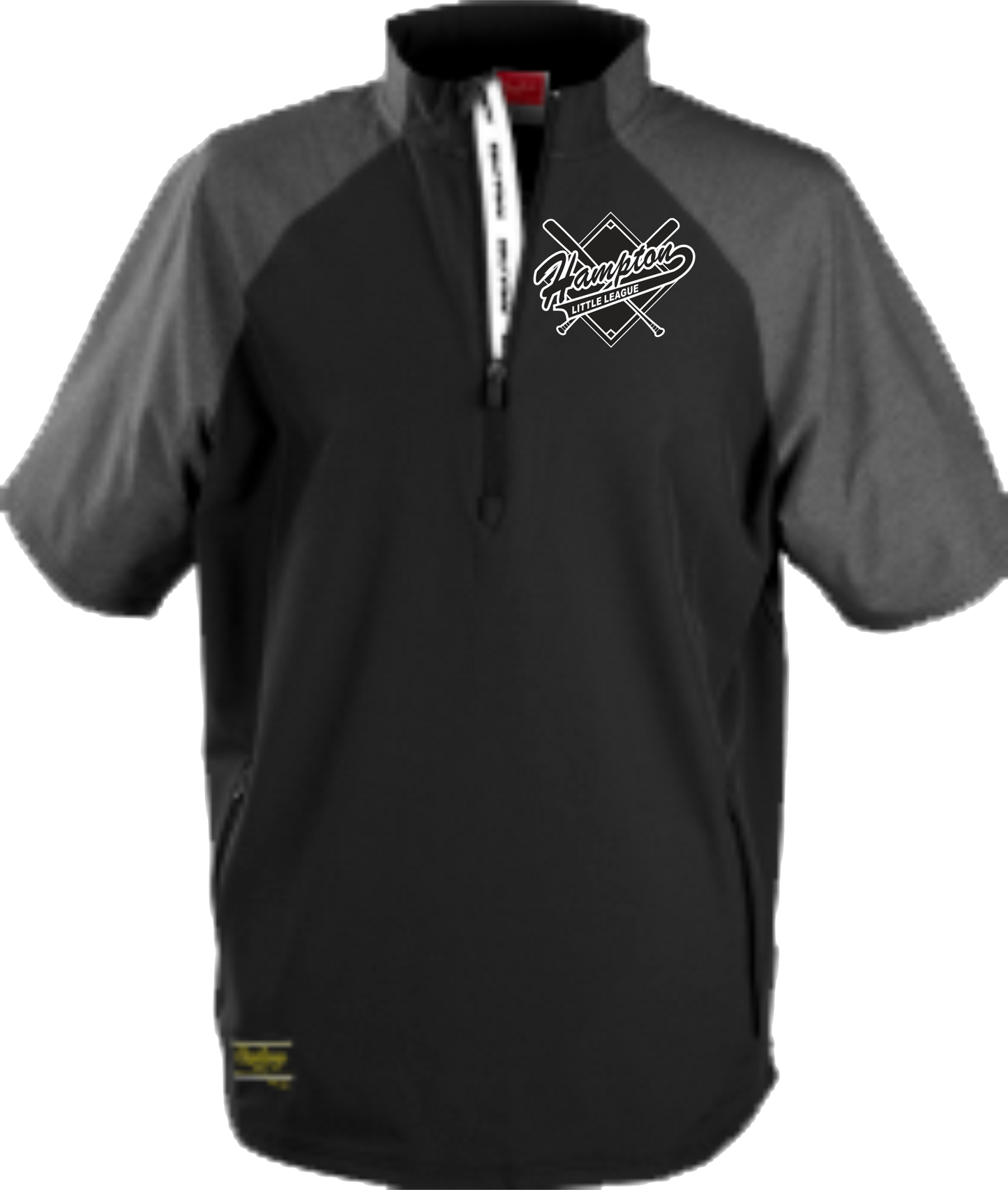 Hampton Little League Rawlings Adult and Youth SHORT SLEEVE 1/4 Zip Batting Jacket