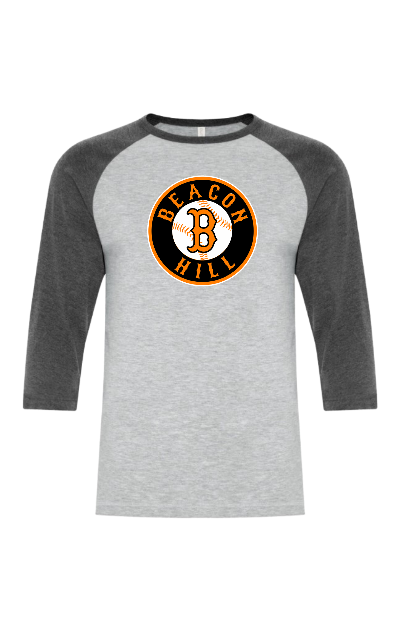 Beacon Hill Unisex and Youth 3/4 Sleeve Baseball Tshirt