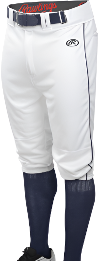 Mariners (Navy Piping) Rawlings Unisex and Youth Baseball Pants