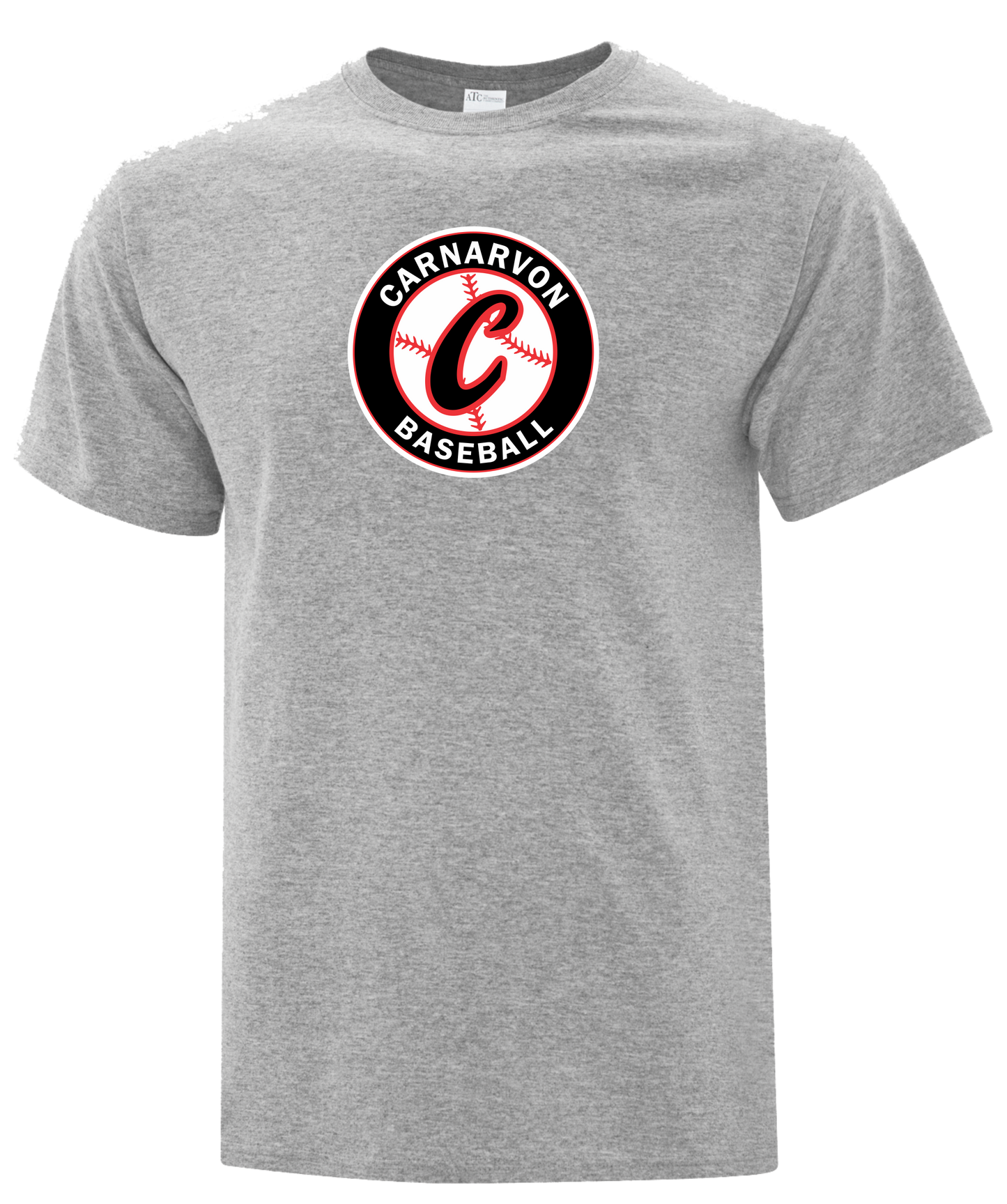 Carnarvon Baseball Unisex and Youth Cotton Black Tshirt
