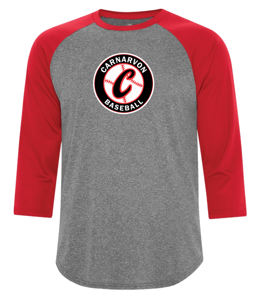 Carnarvon Baseball 3/4 Sleeve Baseball Tshirt