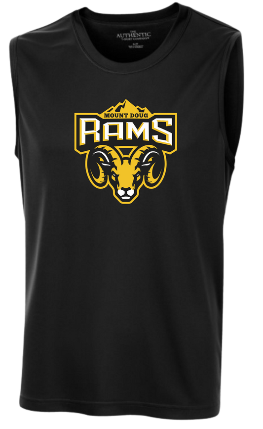 Mount Doug Rams Football Unisex Sleeveless DriFit Tshirt