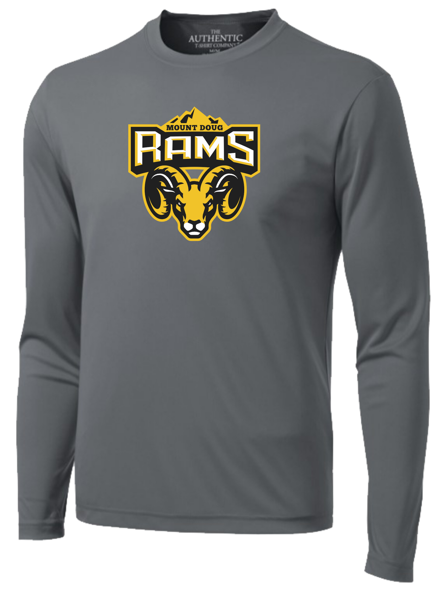 Mount Doug Rams Football Unisex and Youth Long Sleeve DriFit Tshirt