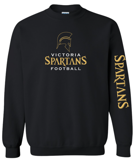Victoria Spartans Football Unisex and Youth Pullover Crewneck Sweatshirt
