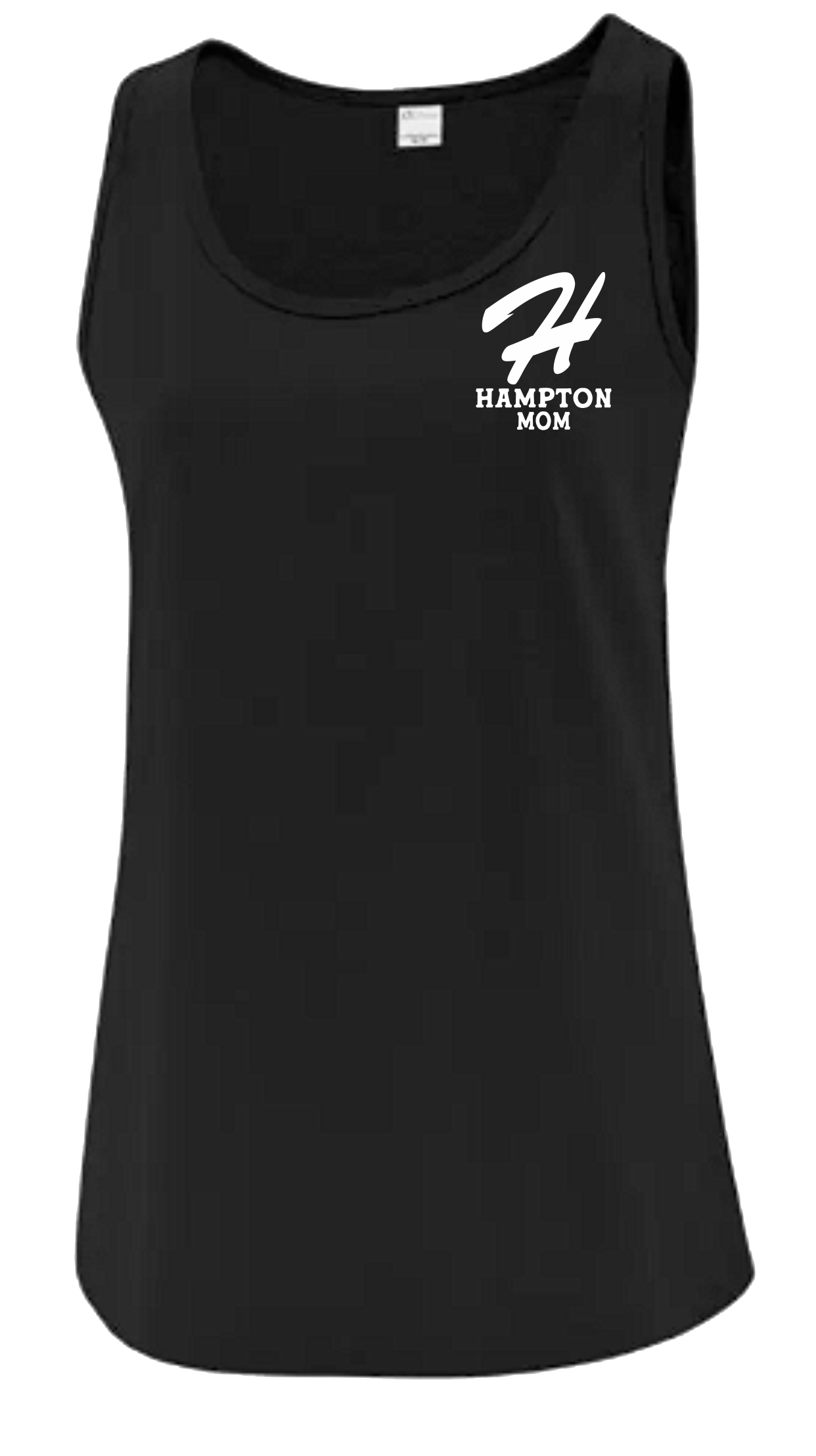 Hampton Little League Ladies Black Hampton MOM Tank Top
