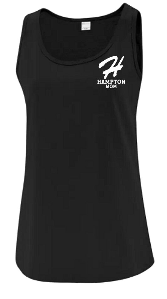 Hampton Little League Ladies Black Hampton MOM Tank Top