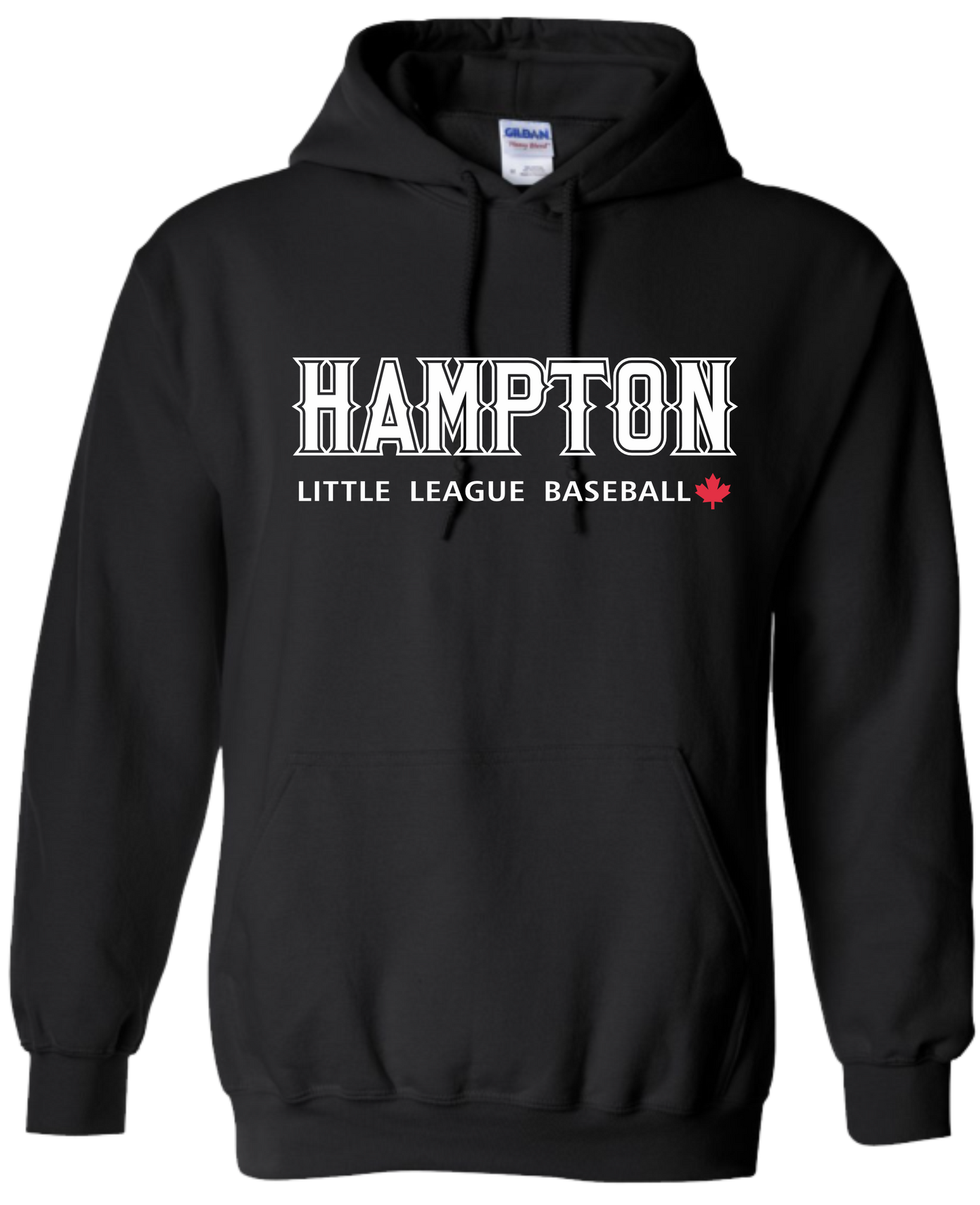 Hampton Little League Baseball Youth and Unisex Pullover Cotton Hoodie