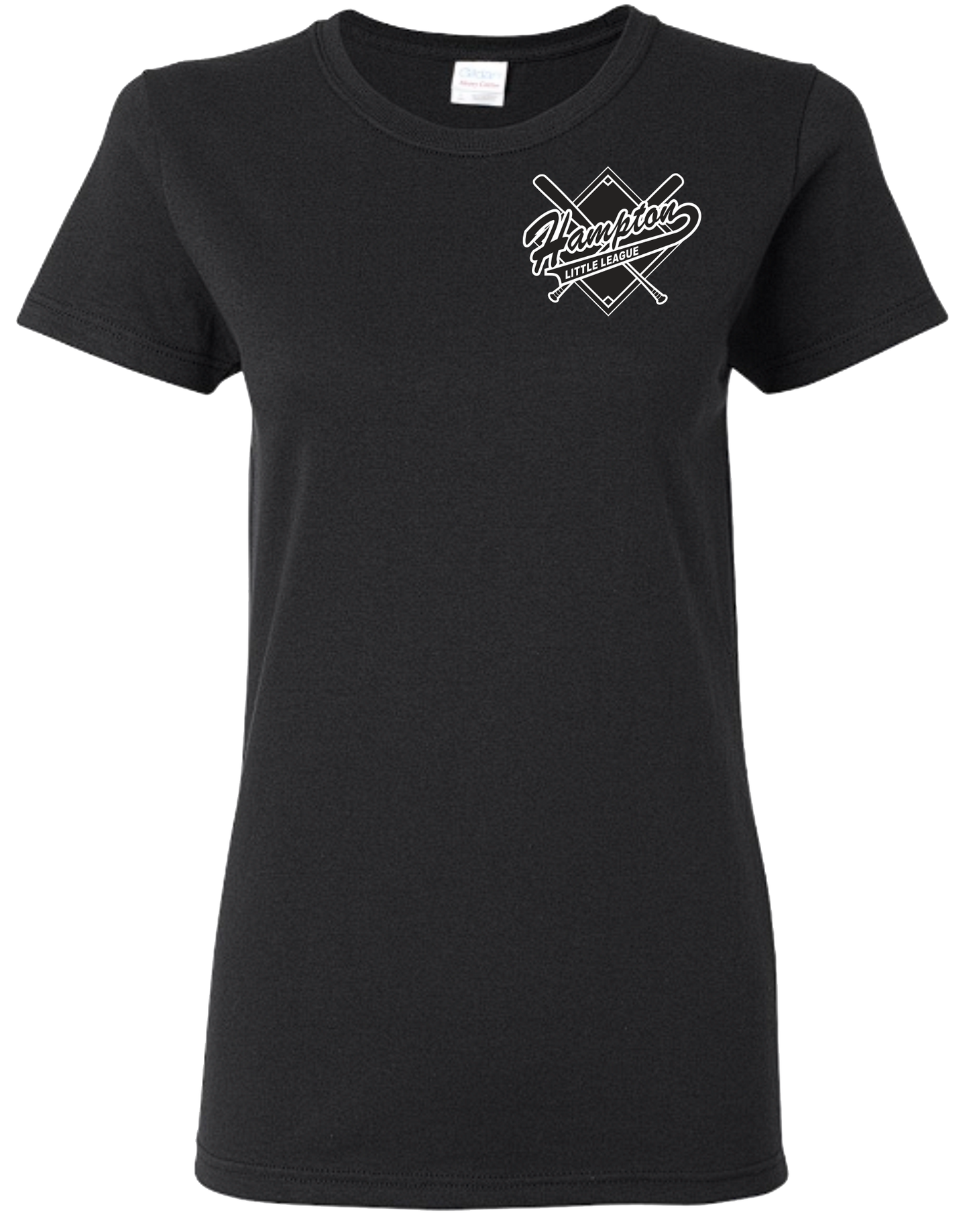 Hampton Little League Ladies Black Tshirt
