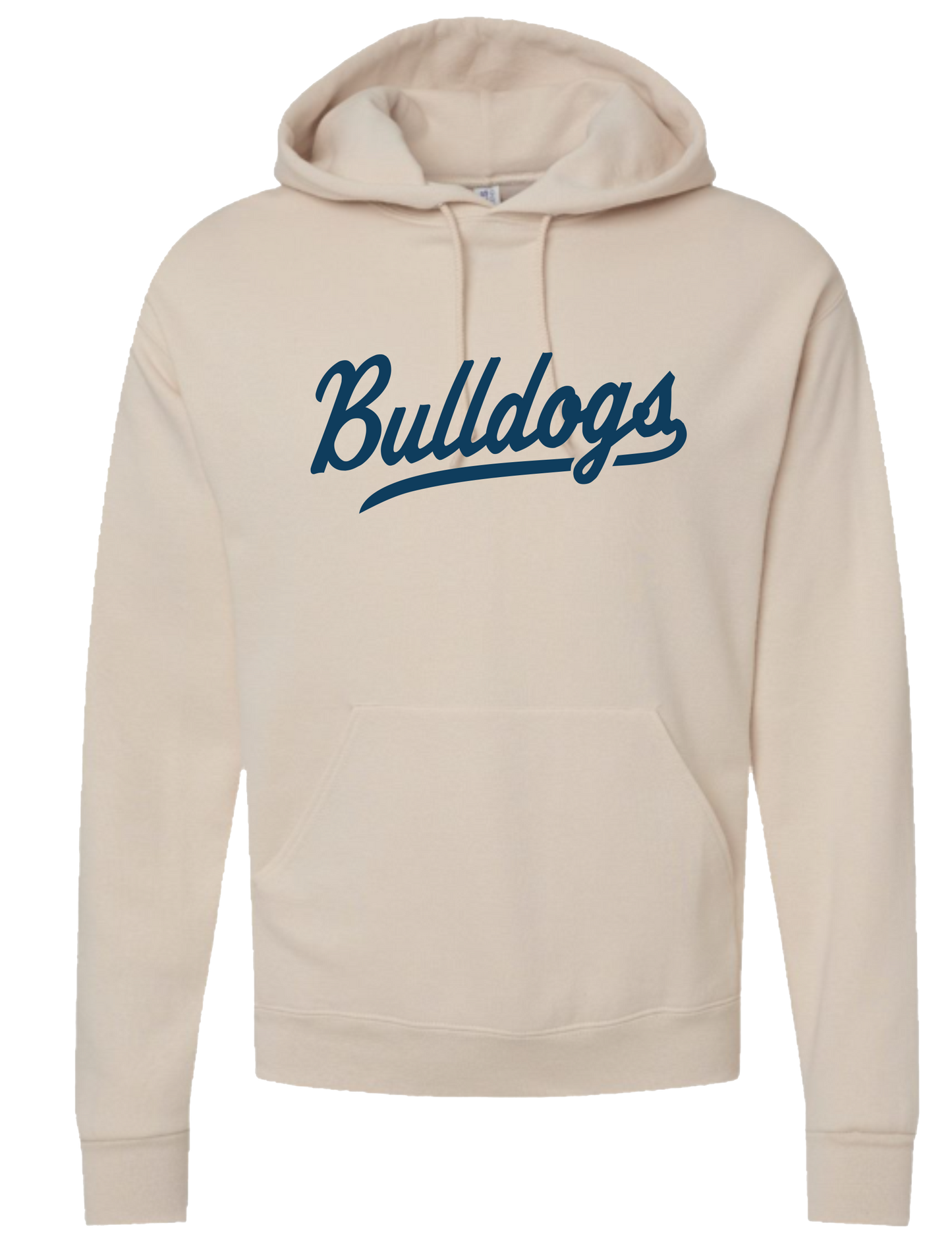 Victoria Bulldogs Baseball Unisex and Youth Cotton Cream Pullover Hoodie