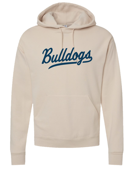 Victoria Bulldogs Baseball Unisex and Youth Cotton Cream Pullover Hoodie