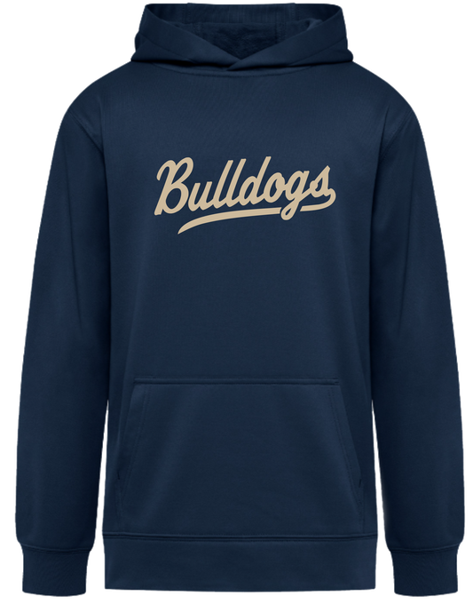Victoria Bulldogs Baseball Unisex and Youth Cotton Navy Pullover Hoodie