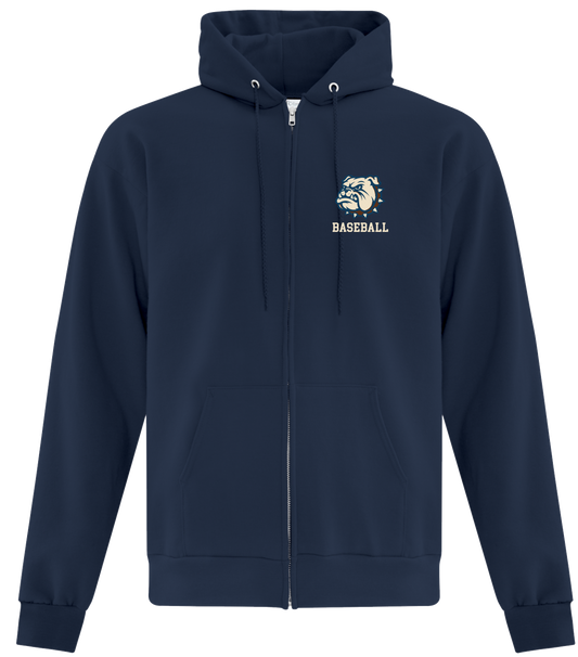 Victoria Bulldogs Baseball Club Unisex and Youth Full Zip Cotton/Polyester Hoodie