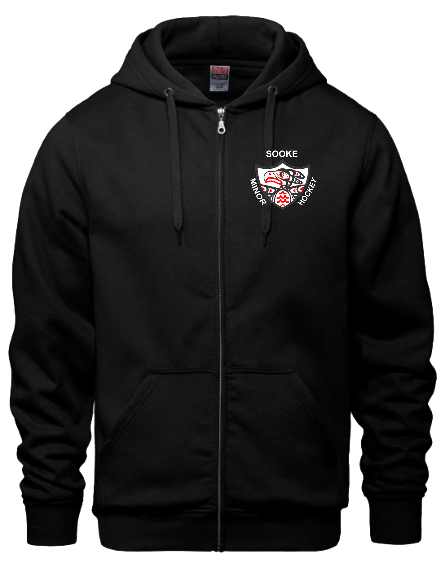 Sooke District Minor Hockey Association REP Unisex and Youth Full Zip Cotton Hoodies