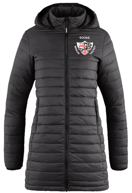 Sooke District Minor Hockey Association REP Women's Long Puffy Jacket