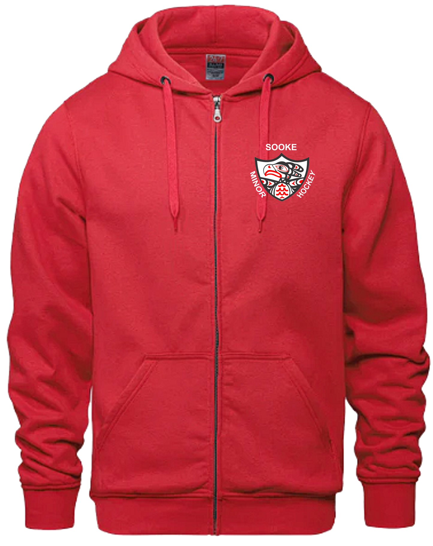 Sooke District Minor Hockey Association REP Unisex and Youth Full Zip Cotton Hoodies