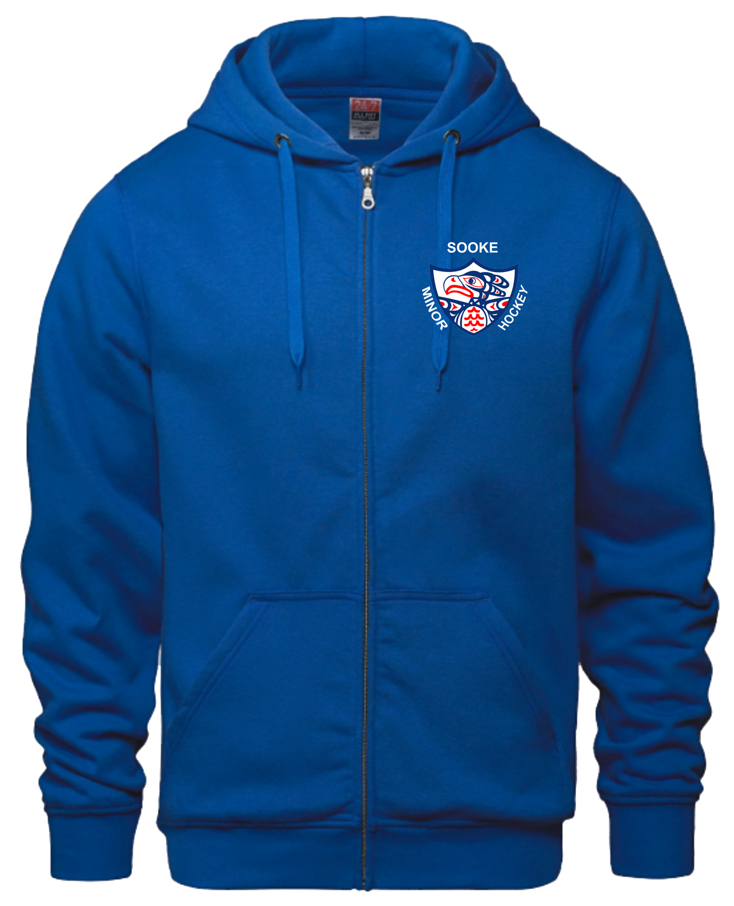 Sooke District Minor Hockey Association Unisex and Youth Full Zip Cotton Hoodies