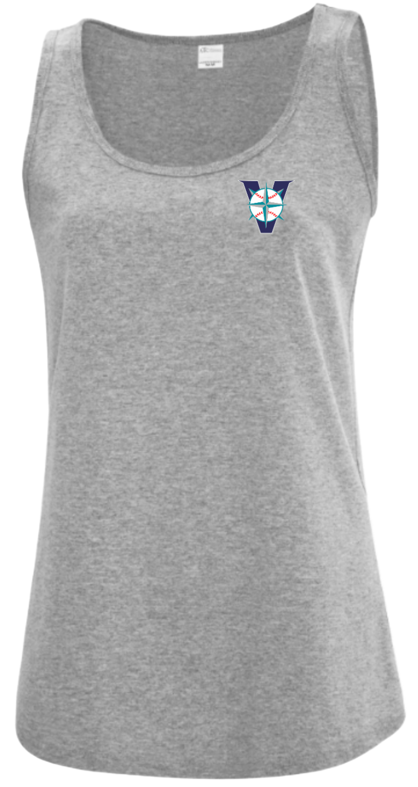 Victoria Mariners Baseball Club Ladies Sport Grey Tank Top