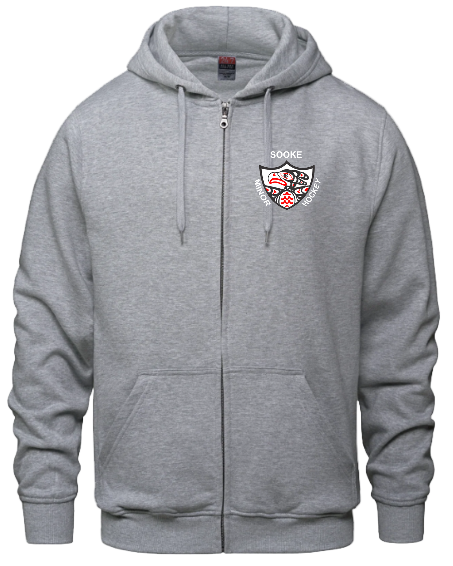 Sooke District Minor Hockey Association REP Unisex and Youth Full Zip Cotton Hoodies