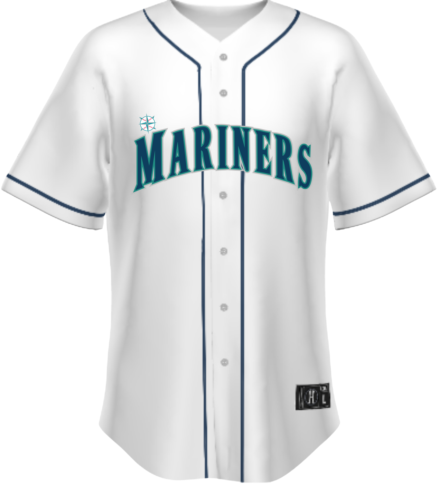 Custom Full Button Holloway White Jerseys for Victoria Mariners Baseball Club