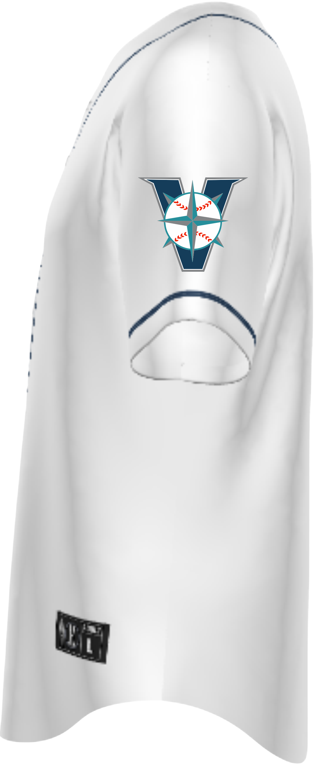 Custom Full Button Holloway White Jerseys for Victoria Mariners Baseball Club