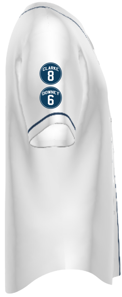 Custom Full Button Holloway White Jerseys for Victoria Mariners Baseball Club