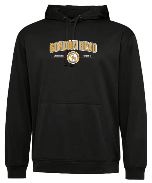 Gordon Head Baseball Black Unisex and Youth Pullover DriFit Hoodie