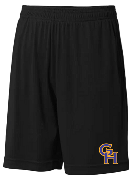 Gordon Head Baseball Unisex and Youth Polyester Pocketed Black Shorts